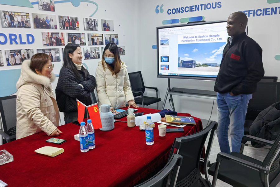 Inspecția fabricii pentru clienți din Nigeria